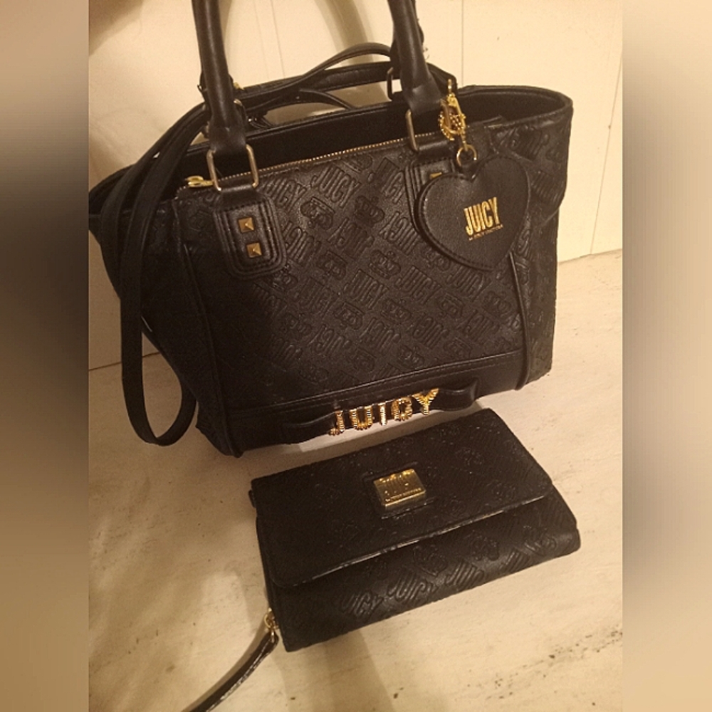 Juicy Couture Bag and Wallet set NWOT